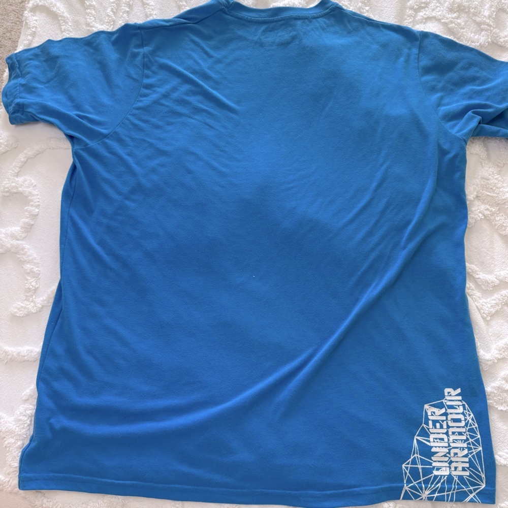Under Armour Men's Blue T-Shirt Size Medium - Picture 4 of 5